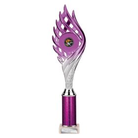 Wildfire Multisport Tube Trophy Purple and Silver 365mm
