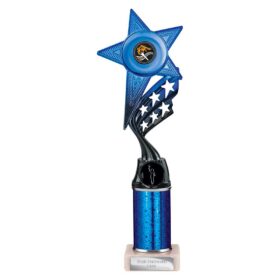 Innov8 Multisport Tube Trophy Blue & Black 300mm