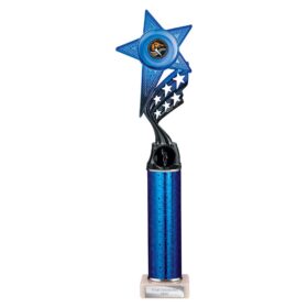 Innov8 Multisport Tube Trophy Blue & Black 375mm