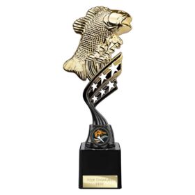 Innov8 Angling Plastic Trophy Gold & Black 230mm