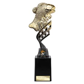Innov8 Angling Plastic Trophy Gold & Black 250mm