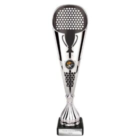 Eclectic Trophy Silver & Black 330mm