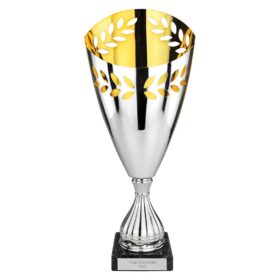 Maximus Laser Trophy Silver & Gold 350mm